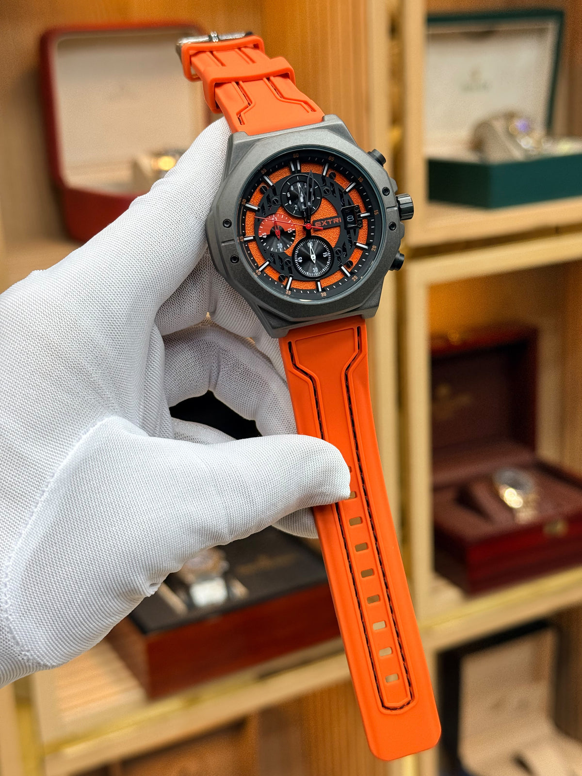 Extri Original Bold Rubber Chrono