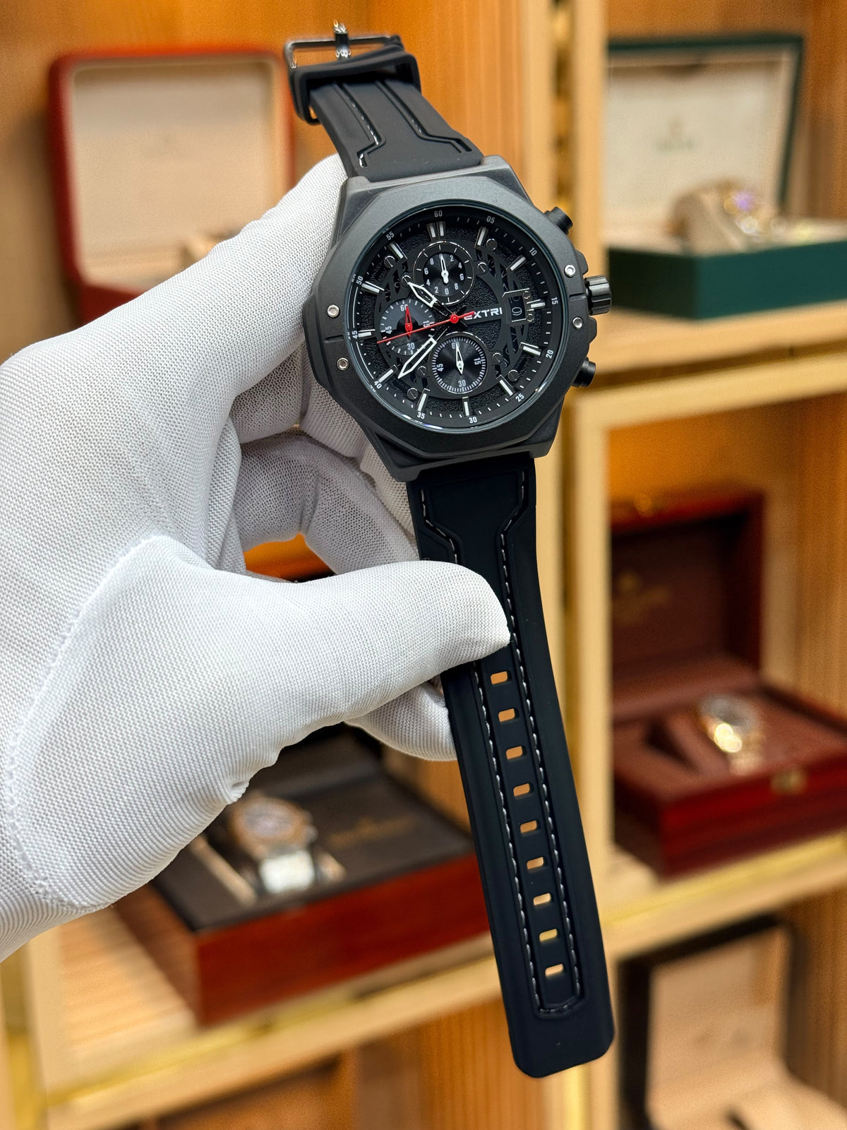 Extri Original Bold Rubber Chrono