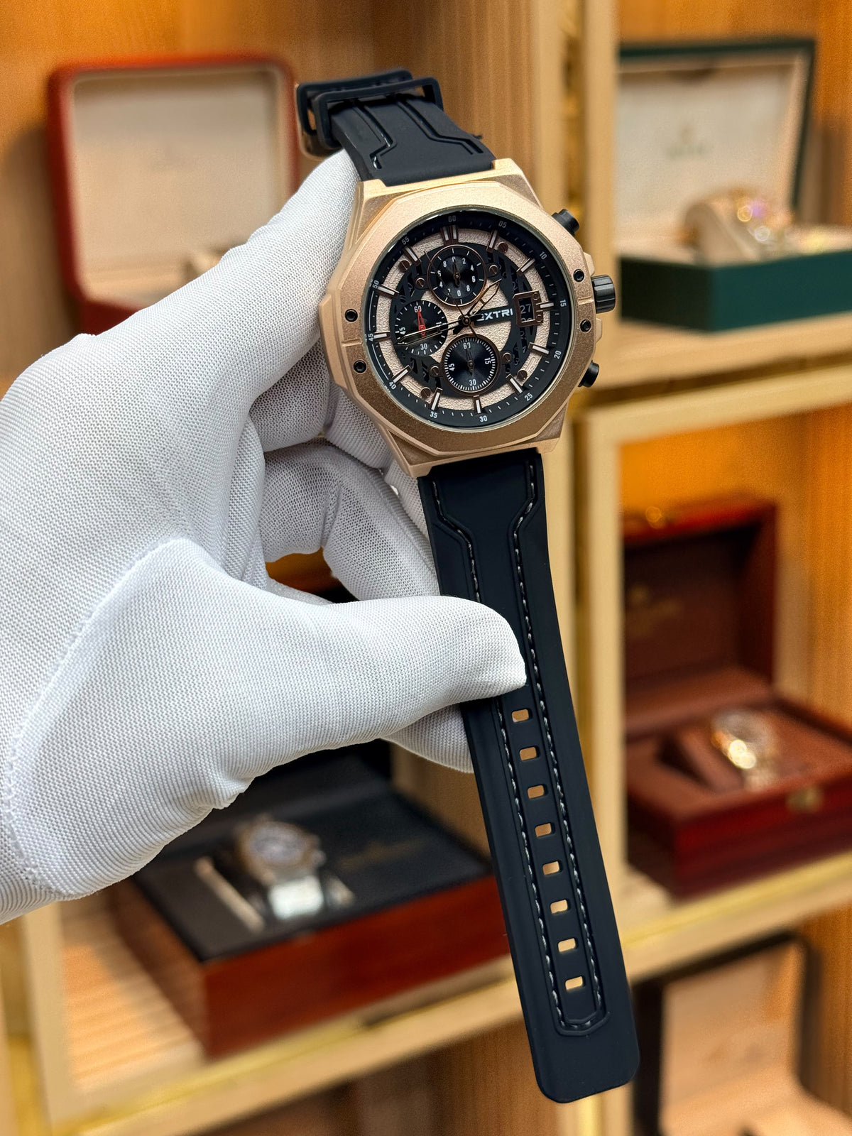 Extri Original Bold Rubber Chrono